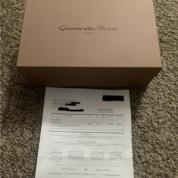 Givanito Rossi Studded Leather Flats - Picture 4 of 4